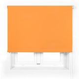 Blindecor Premium lichtdoorlatend rolgordijn op maat | Kleur oranje | Rollo 85 x 165 cm