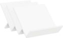 vidaXL Tijdschriftenrek met plank Wit 53 x 40 x 28,5 cm Bewerkt hout