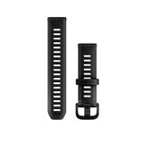 Garmin Officiële Quick-Release horlogeband, 2 maten, siliconen, zwart