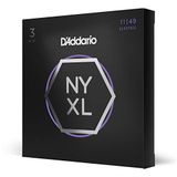 D'Addario NYXL1149-3P Elektrische Gitaarsnaren 11-49, 3 Sets