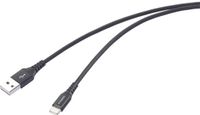 Renkforce RF-6872332 USB-kabel USB 2.0 USB-A stekker, USB-C stekker 1.00 m Zwart