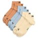 PUMA Lot de 3 paires de chaussettes hauteur 3/4 Unisexe, Bleu, 47-49