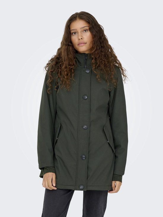 ONLY - ONLOLIVIA LIFE PARKA COAT CS OTW Dames Parka Lange Mouw Peat XL