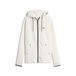 PUMA EVOSTRIPE Spacer hoodie met volledige rits voor Dames, Wit, Maat XS
