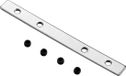 BES LED Plaque de montage pour rails magnétiques 48V - Métal - Argent