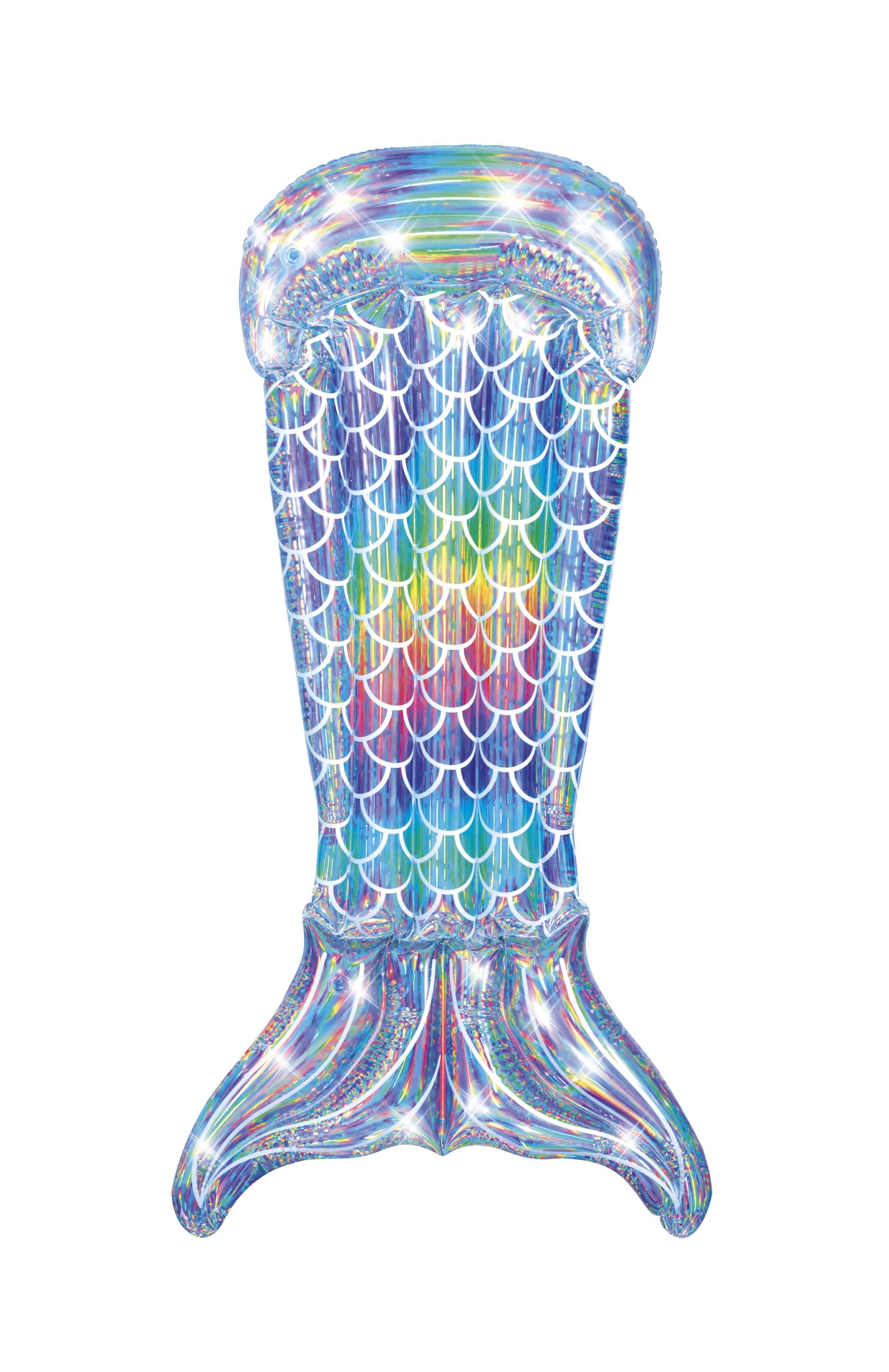 Bestway Iridescent Mermaid Tail Lounge - 6'4\" x 40\"