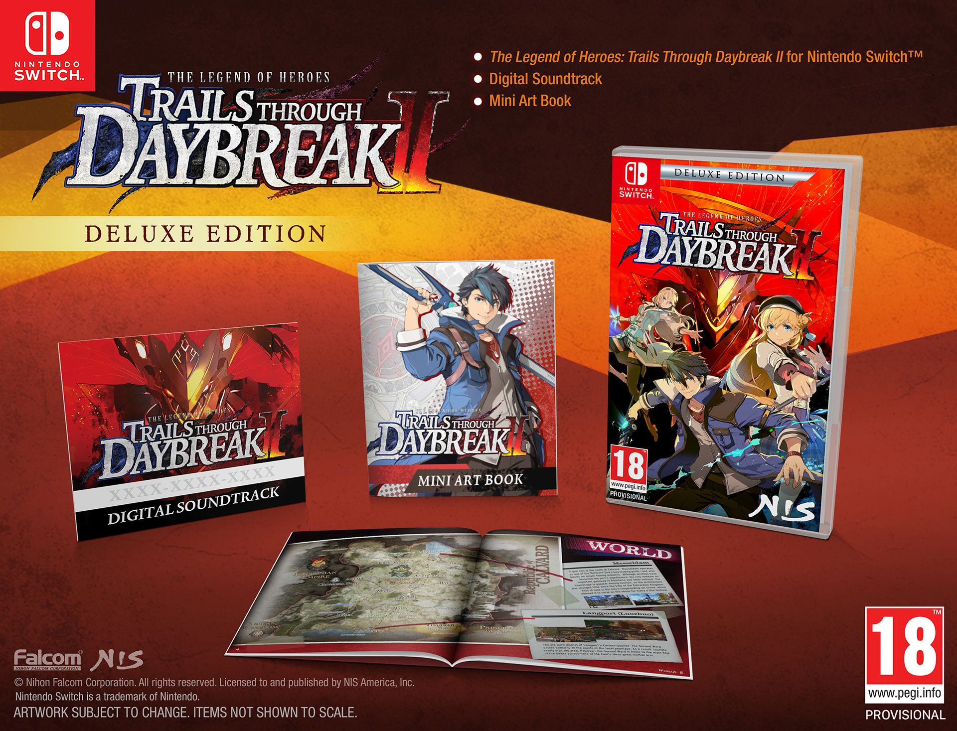 The Legend of Heroes The Legend of Heroes: Trails through Daybreak II Deluxe Edition /Switch