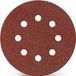 Promat/Tecwerk Schuurpad met klitbevestiging | GLS 5 125 mm korreling 60 | voor hout / metaal korund | Gatenaantal 8 - 4000841746