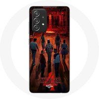 Maniacase Hoesje voor Samsung Galaxy A52 Stranger Things Poster Crew Fan Art Seizoen 4