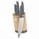 BerlingerHaus Set de couteaux avec support BAMBOO, 6 pièces, Collection Aspen
