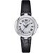 Tissot Bellissima montre à quartz pour femmes avec boîtier en acier inoxydable 316L, noir, cuir, 4 (T1260101601300), noir, montre à quartz