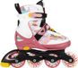Nijdam Skeelers - Verstelbaar - Fruity Fro-yo - Roze - Maat 38-42
