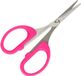 Merkloos Ciseaux de silhouette lames en acier inoxydable manche en plastique rose 104 cm - E-13101 00
