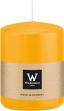 Wiedemann Bougie cylindrique/bougie pilier - jaune - 6 x 8 cm - 29 heures de combustion