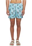 Urban Classics Pattern Tropical Bird Aop Zwemshorts XXL Blauw
