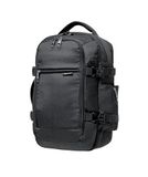 PUCCINI Easy Pack handbagage rugzak voor Ryanair reisrugzak onder de stoel cabinetas vliegtuig reistas voor heren en dames multifunctionele rugzak, zwart, S - 40x20x25 cm (18 L)