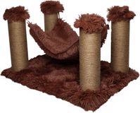 Topmast Krabpaal Fluffy Maui - Bruin - 59 x 39 x 34 cm