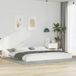 Maison Exclusive - Cadre de lit, blanc, 180 x 220 cm, en pin massif