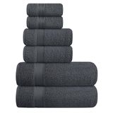 Elvana Home Ultra zachte 6-pack katoenen handdoekenset