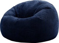 icon Kingston Zitzak Fauteuil - Ribfluweel - Marineblauw