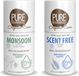 Pure Beginnings - Roll on deodorant - Monsoon + Scent Free - 2 Pak