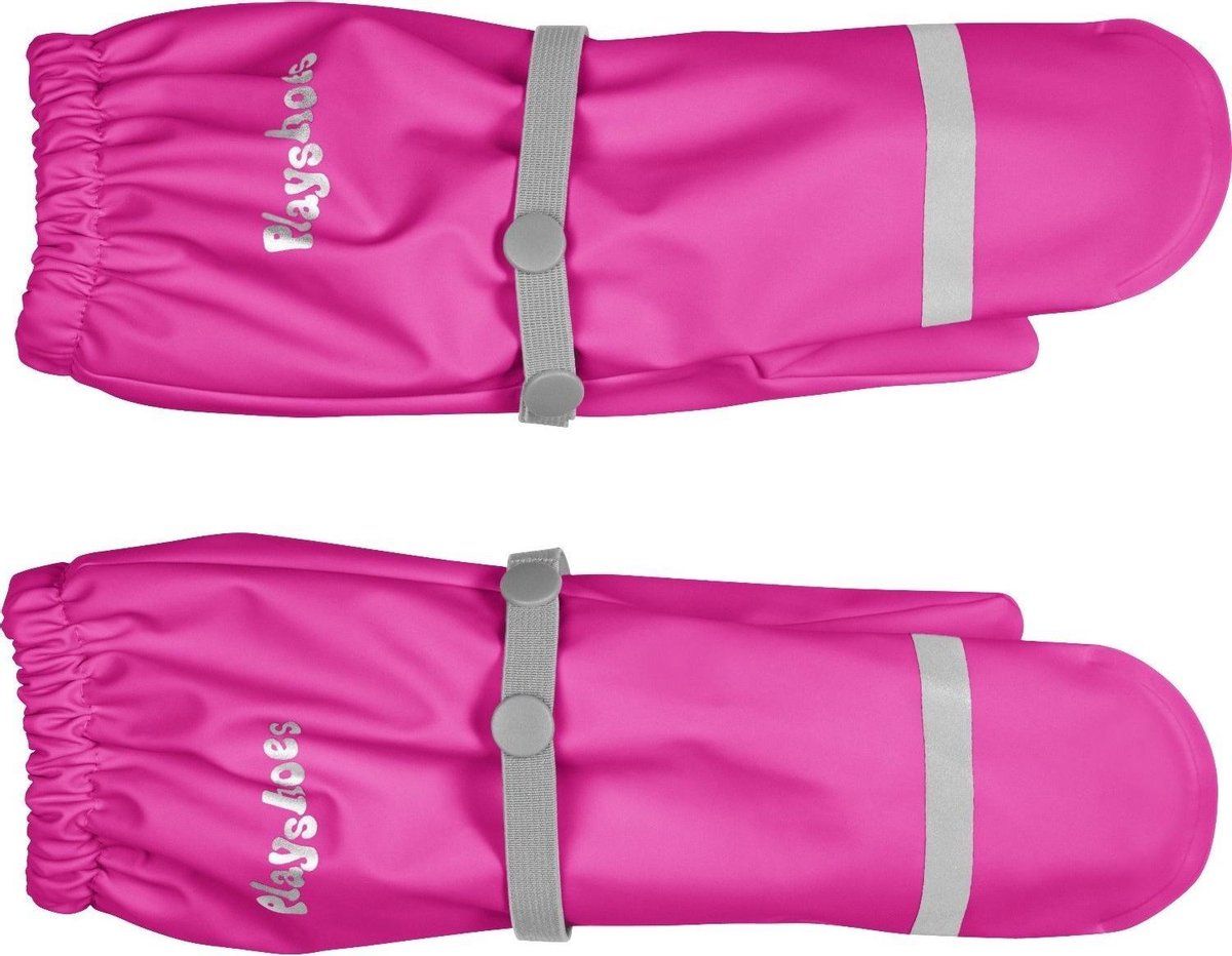 Playshoes regenwanten neon junior polyester roze