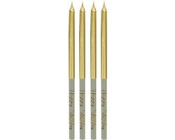 Folat Kaarsjes Golden Dawn 12,5 cm - 16 stuks
