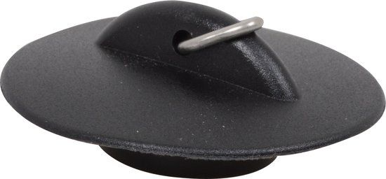 KIRCHHOFF Afvoer Plug - 32,5 mm - Rubber - Zwart