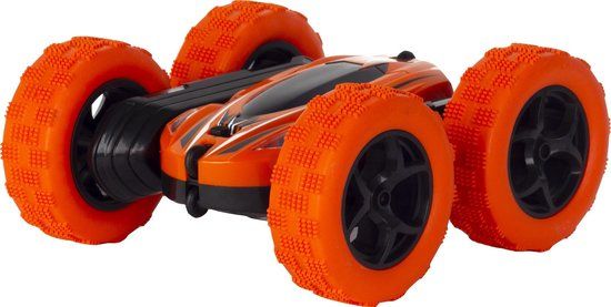 Wonky Monkey RC Stunt Auto - Oranje - 360° Rollen, Draaien, Spinnen