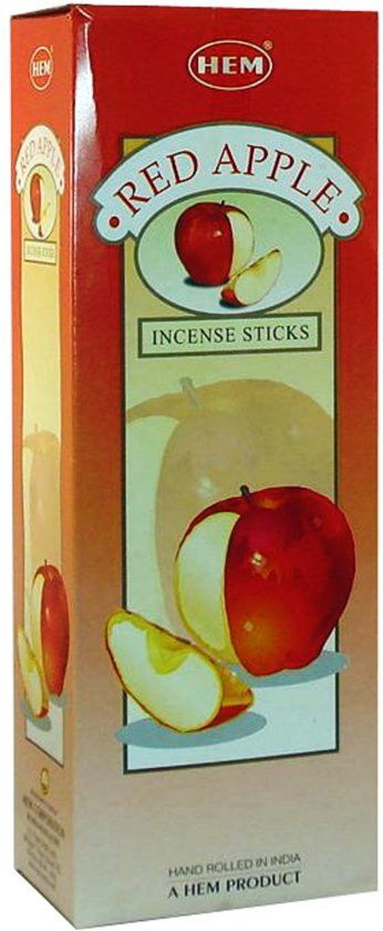 HEM Red Apple 6pakjes Rode appel - Wierookstokje