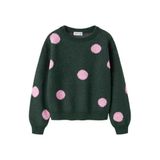 NAME IT KIDS gebreide trui met stippen - groen