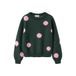 NAME IT KIDS gebreide trui met stippen - groen