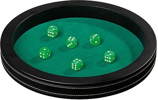 Philos dobbelpiste met synthetisch leren rand 350mm