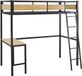 Habitat et Jardin lit mezzanine une personne avec bureau "Ethan" - 90 x 190 cm - Noir