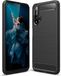 Techsuit Carbon Silicone Back Cover hoesje voor HONOR 20 / Huawei nova 5T - Noir