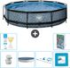EXIT Toys EXIT Rond Stone Frame Zwembad - 360 x 76 cm