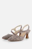 Marco Tozzi Haksandalen leopard Synthetisch - Maat 39