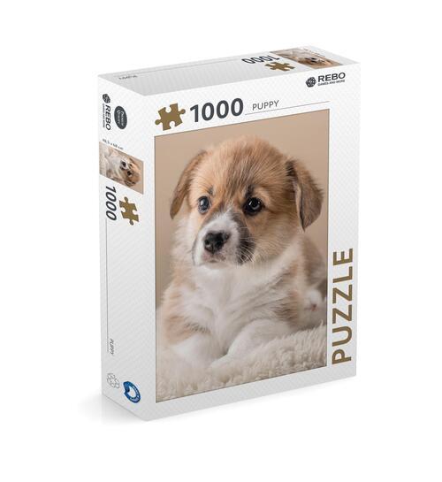 Rebo Puzzel Puppy 1000 Stukjes