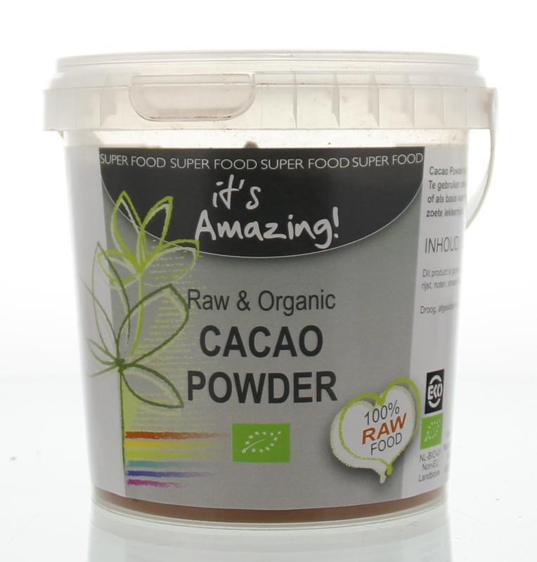 Its Amazing Raw organic cacao poeder 300 G