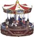 Feeric Light and Christmas Geanimeerde carrousel kerstdorp, helder en muzikaal