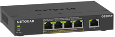 NETGEAR GS305P - 5-poorts Gigabit Ethernet PoE+ Unmanaged Switch - Zwart