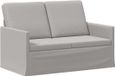 vidaXL Canapé 2 places Gris nuage 130 x 81 x 82 cm Tissu