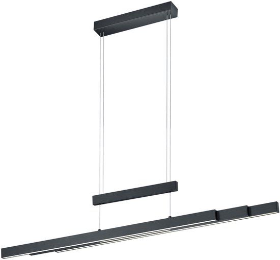 TRIO TRAJAN - Hanglamp - Zwart mat - incl. 1x SMD 45W