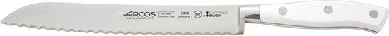 Arcos Riviera Broodmes - 20 cm - Wit - RVS - Vaatwasserbestendig