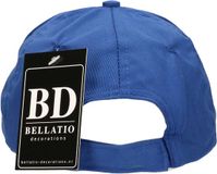 Bellatio Decorations 2x stuks pieten verkleed pet blauw voor kinderen