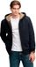 Superdry sweat à capuche doublé de polaire zippé pour homme M eclipse navy