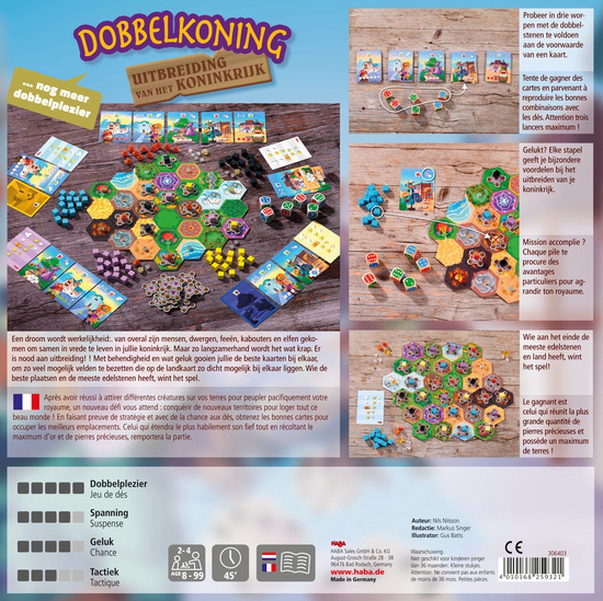 Haba Dobbelkoning - Uitbreiding van het Koninkrijk - 4010168259321