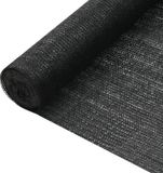 vidaXL Privacynet 75 g/m² 1,8x25 m HDPE Zwart