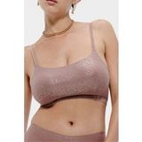 Chantelle Uw Bra Wirefree Pink Leo Shimmer Taille: XL/2XL