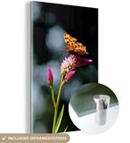 MuchoWow® Glass Painting 40x60 cm - Acrylic Glass Painting - Butterfly - Flowers - Insects - Photo on Glass - Paintings